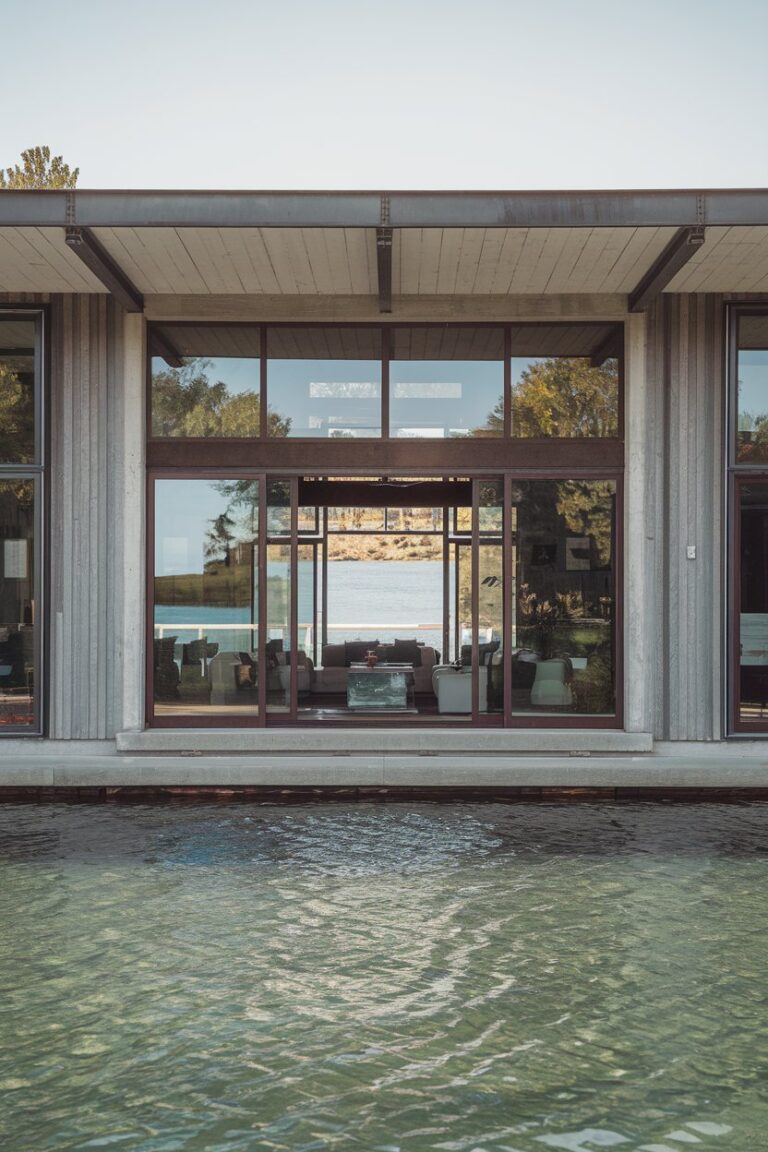 View of 18 Modern Lake House Exterior Inspirations: A Look at Contemporary ...