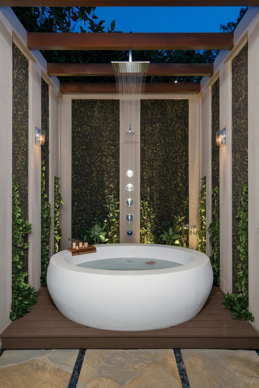 15 Outdoor Bathroom Design Ideas for a Natural and Private Retreat - My ...