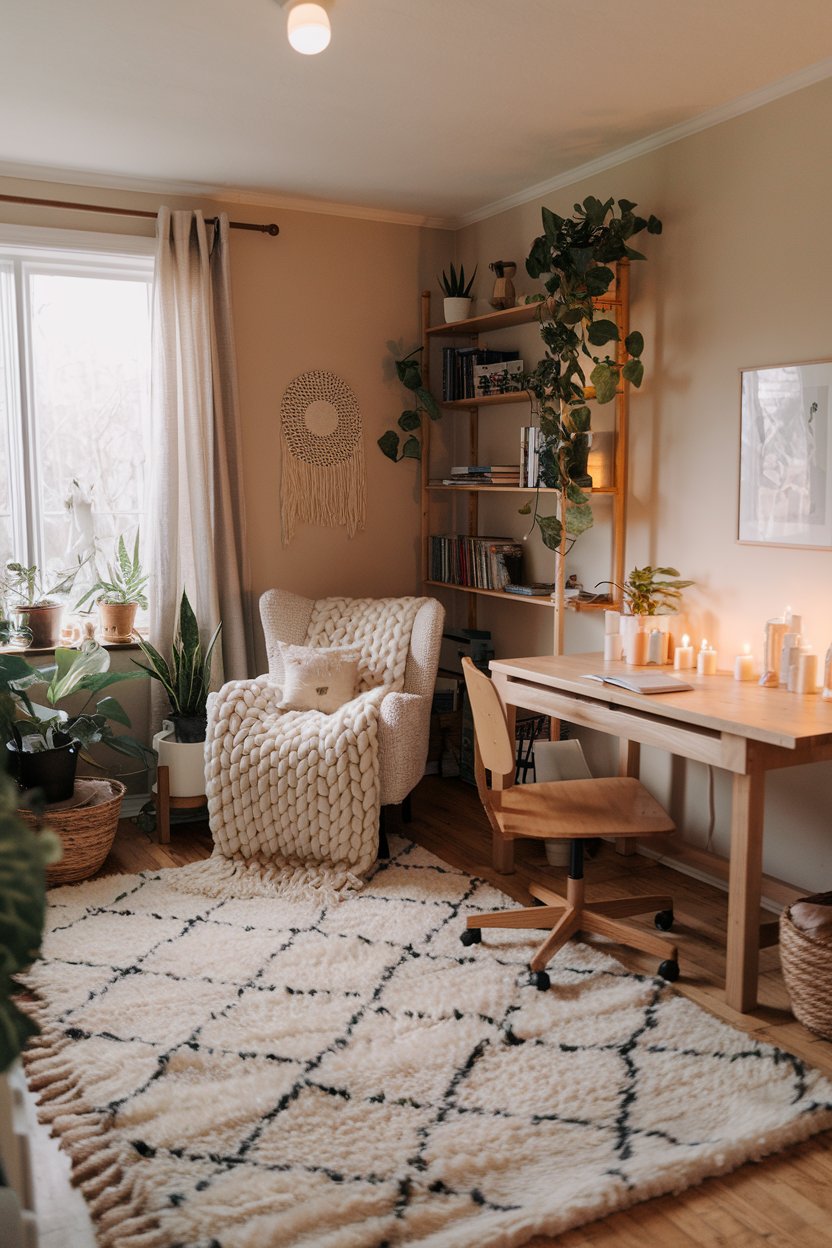 17 Cozy Home Office Decoration Ideas: Stylish Setups for Focus and ... - Cozy Home Office Design For Introverts