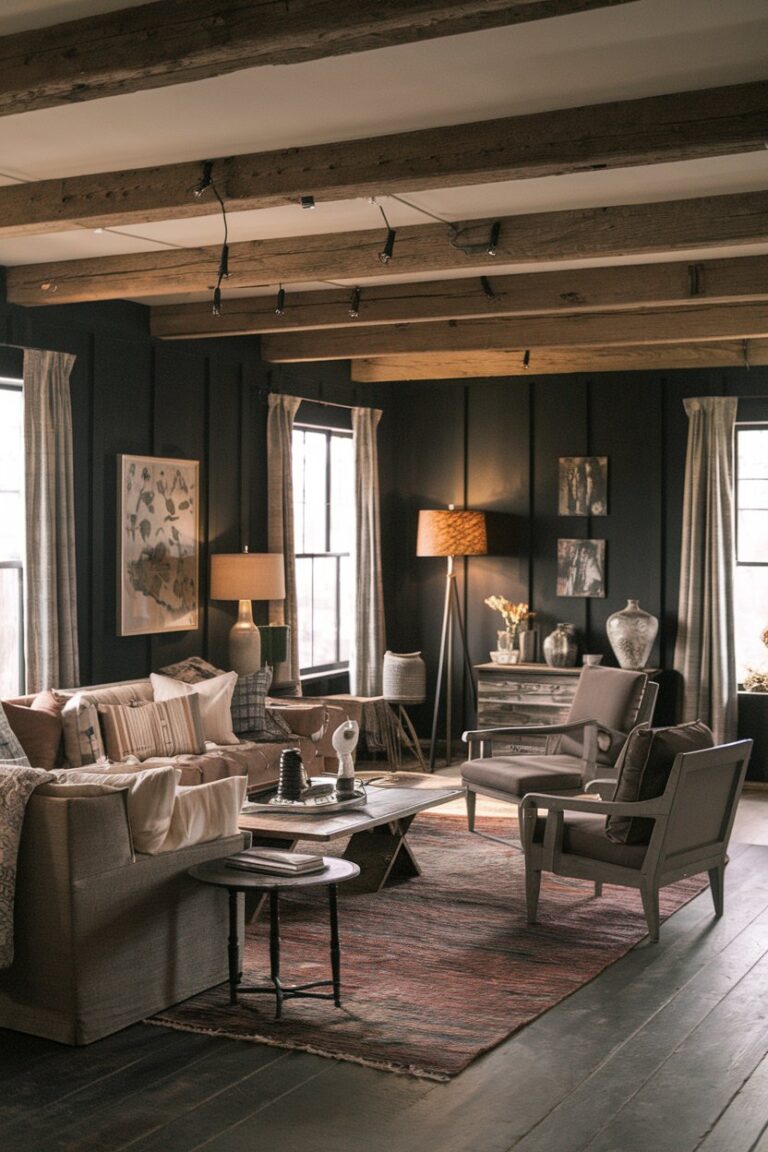 15 Dark Earthy Living Room Ideas: Warm, Textured, and Timeless Spaces ...